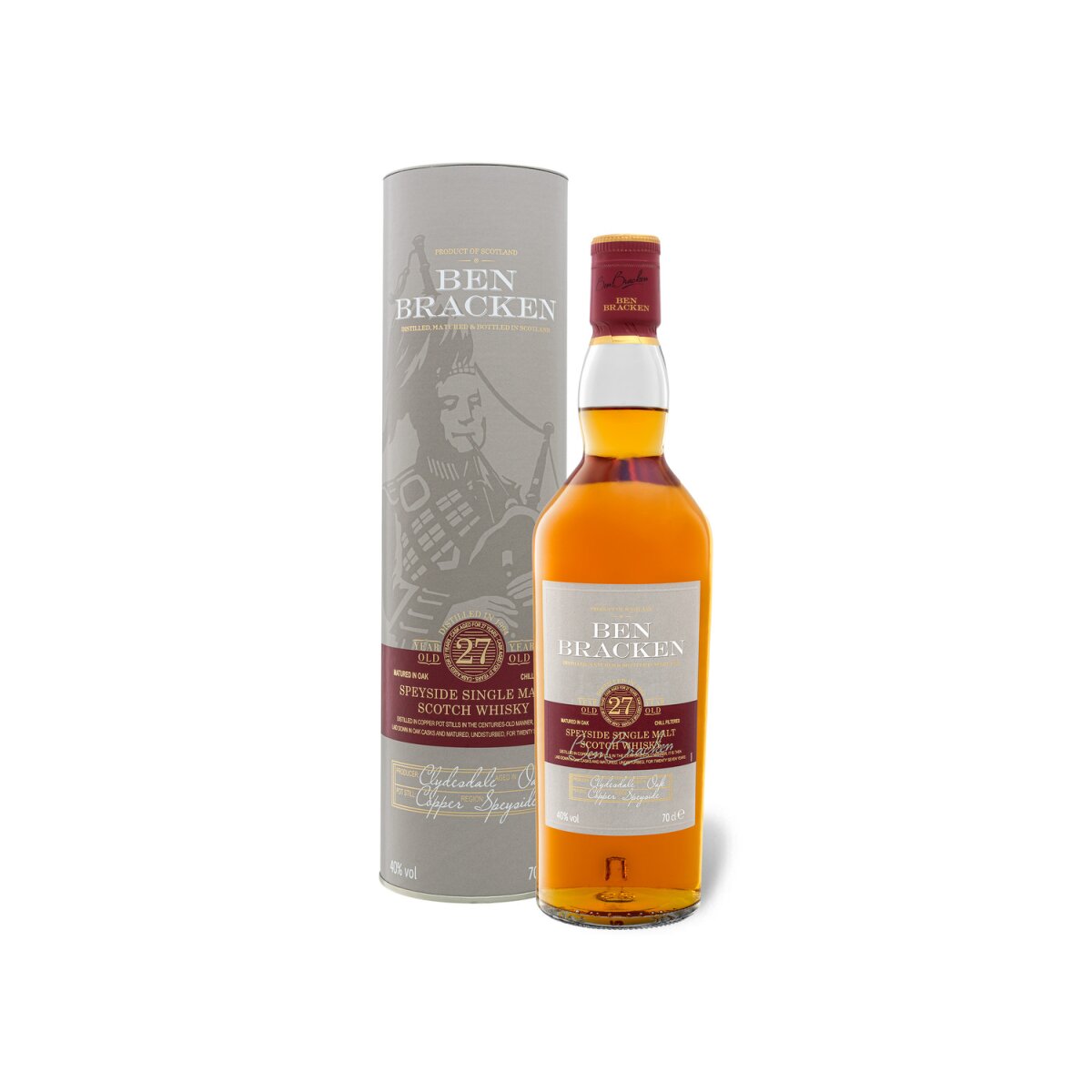 Scotch Speyside 40% € Jahre Ben 57,99 27 Geschenkbox Vol, Single mit Malt Bracken Whisky
