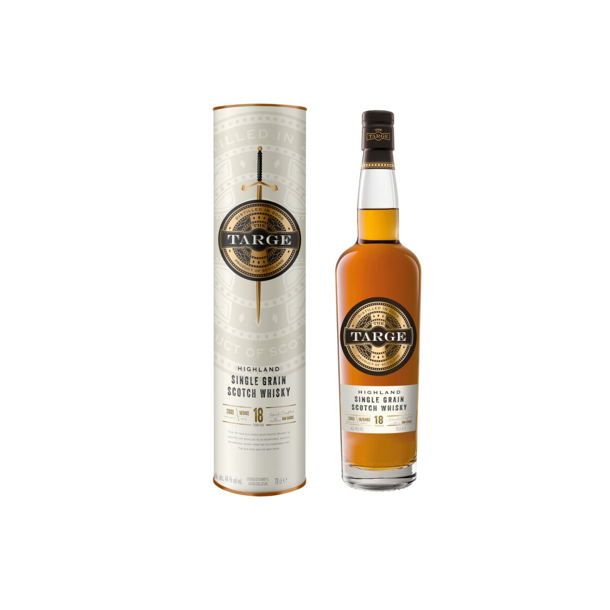 The Targe Vol, Geschenkbox 18 44% Single 36,99 € Whisky Scotch Highland Grain Jahre mit