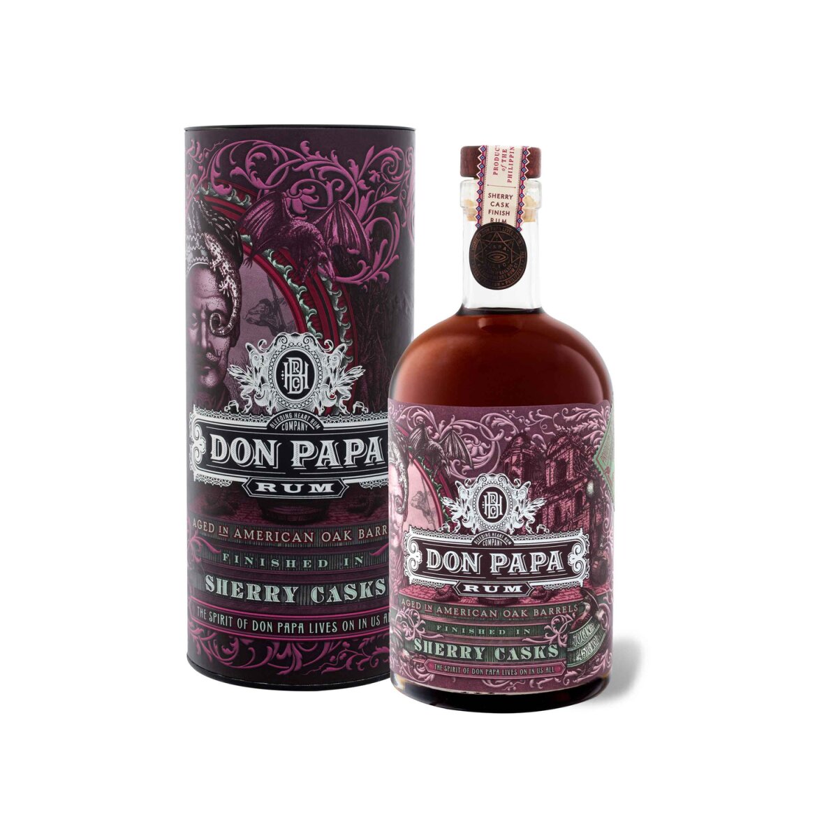 Don Papa Rum Sherry Cask mit Geschenkbox 45% Vol, 77,99 €