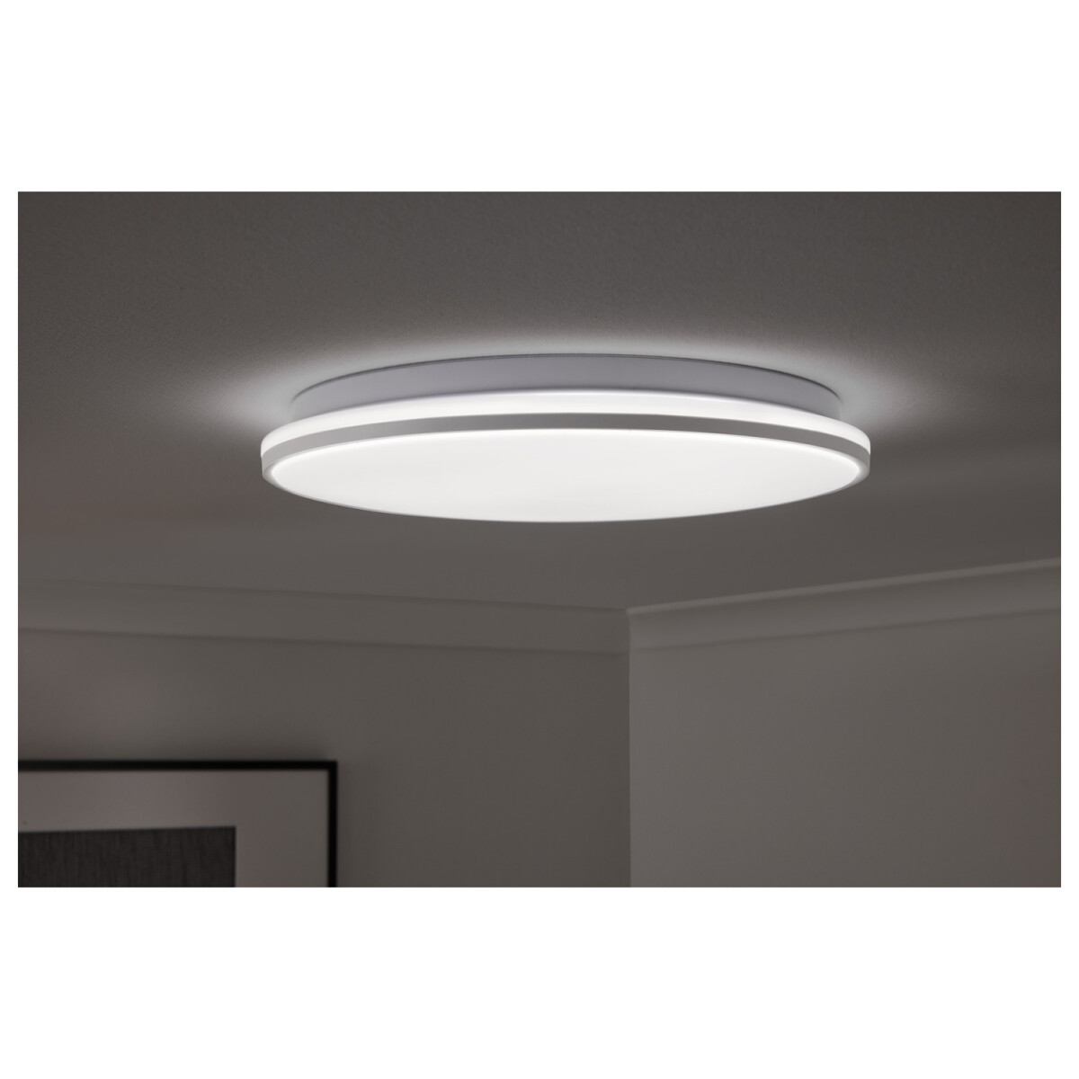 LIVARNO home LED-Deckenleuchte, mit Hintergrundbeleuchtung - B-Ware  neuwertig, 12,99 €