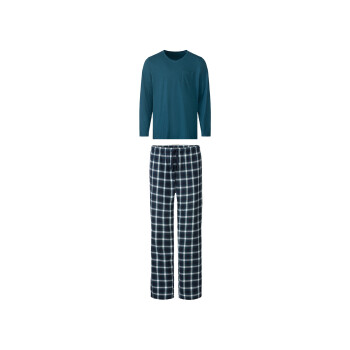LIVERGY® Herren Pyjama, lang, mit seitlichen Eingrifftaschen - B-Ware