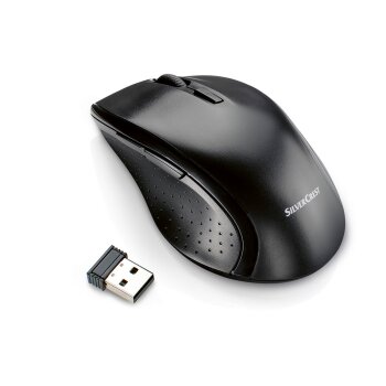 SILVERCREST® Funkmaus, kabellos, schwarz - B-Ware sehr gut