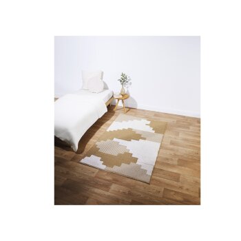 LIVARNO home Baumwollteppich, 120 x 180 cm (beige) - B-Ware neuwertig