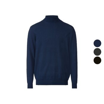 LIVERGY® Herren Rollkragenpullover mit hohem...