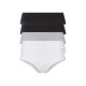 esmara® Damen Hipster, 5 Stück, mit Baumwolle (schwarz/grau/weiß, XS(32/34)) - B-Ware neuwertig