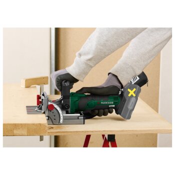PARKSIDE® 20 V Akku-Flachdübelfräse »PFDFA 20-Li A1«, ohne Akku und Ladegerät - B-Ware sehr gut
