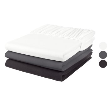 LIVARNO home Jersey-Spannbettlaken, 140-160 x 200 cm -...