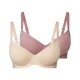esmara® Damen Bügel-BHs, 2 Stück, gemouldete Cups - B-Ware