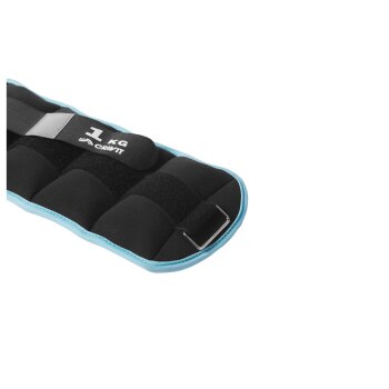 CRIVIT Gewichtsmanschetten, 2 x 1 kg, individuell einstellbar - B-Ware sehr gut