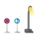 Playtive Bahnsignal / Lautsprecher / Ampel / Laterne (Bahn - Laterne) - B-Ware neuwertig