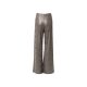 esmara® Damen Hose, Wide Leg, mit Metallic-Animal-Schimmereffekt - B-Ware