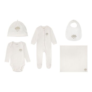 lupilu® Baby Unisex Set, 5 tlg. mit hohem Bio-Baumwollanteil (62/68) - B-Ware neuwertig