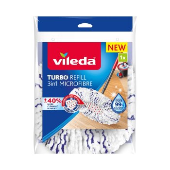 Vileda Turbo Microfaser Ersatzpad für 3in1...