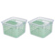 ERNESTO® Kühlschrankaufbewahrung Frischebox, mit Frischeventil - B-Ware