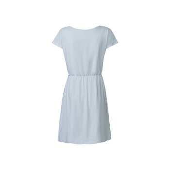esmara® Damen Kleid mit Spitze am Schulterbereich (blau, L(44/46)) - B-Ware neuwertig