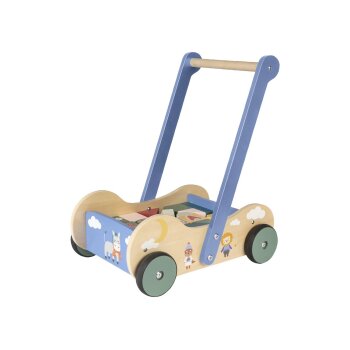 LUPILU® Schiebewagen / Motorikwürfel, aus Holz (Motorikwürfel) - B-Ware sehr gut