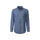 esmara® Damen Bluse mit Kentkragen, im Denim-Look (mittelblau, 46) - B-Ware neuwertig