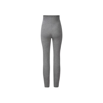 esmara® Damen Umstandsleggings, 2 Stück, mit Bio-Baumwolle (schwarz/grau, XS(32/34)) - B-Ware neuwertig