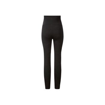 esmara® Damen Umstandsleggings, 2 Stück, mit Bio-Baumwolle (schwarz/grau, XS(32/34)) - B-Ware neuwertig