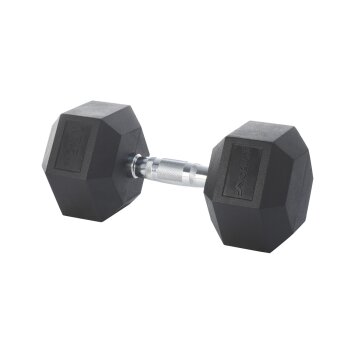 CRIVIT Hexagonhantel, 17,5 kg, mit gusseisernem Kern - B-Ware neuwertig