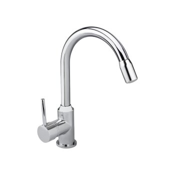 LIVARNO home LED-Spültischarmatur, 360° schwenkbar (chrom) - B-Ware gut