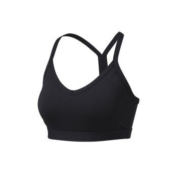 CRIVIT Damen Sportbustier, Light Level, mit herausnehmbaren Pads (schwarz, L(44/46)) - B-Ware neuwertig