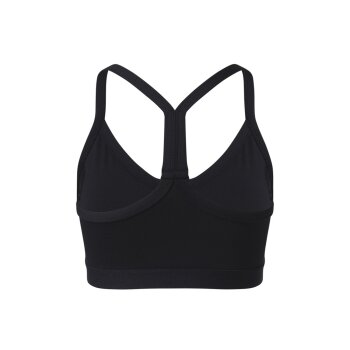 CRIVIT Damen Sportbustier, Light Level, mit herausnehmbaren Pads (schwarz, L(44/46)) - B-Ware neuwertig