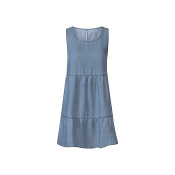esmara® Lyocell-Kleid für Damen, 36, blau -...