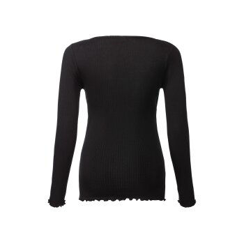 esmara® Damen Umstandspyjama aus weicher Ripp-Qualität (schwarz, M(40/42)) - B-Ware neuwertig