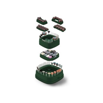 PARKSIDE® Feinbohrschleifer-Zubehörsatz »PDZ 276 A2«, 276-teilig - B-Ware Transportschaden Kosmetisch