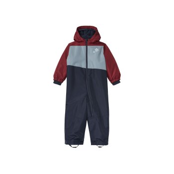 lupilu® Baby Kleinkinder Jungen Schneeoverall mit Kapuze (rot/navy, 92) - B-Ware neuwertig