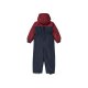 lupilu® Baby Kleinkinder Jungen Schneeoverall mit Kapuze (rot/navy, 92) - B-Ware neuwertig