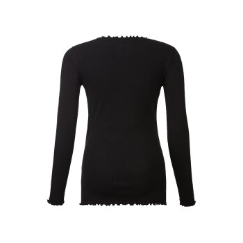 esmara® Damen Umstandslangarmshirt mit seitlicher Raffung (schwarz, S(36/38)) - B-Ware neuwertig