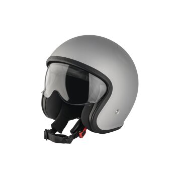 ULTIMATE SPEED® Jethelm, mit Visier, Gr. M (silber/grau matt) - B-Ware neuwertig