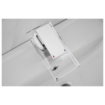 LIVARNO home LED-Waschtischarmatur, mit Wasserfall-Auslauf - B-Ware gut