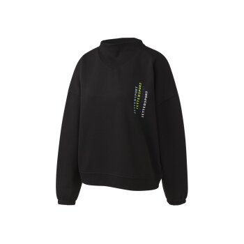 CRIVIT by Jette Sport Damen Sweatpullover mit HeiQ Mint Technologie (schwarz, S(36/38)) - B-Ware neuwertig