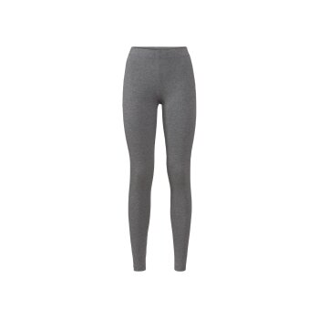 esmara® Damen Leggings, 2 Stück, normale Leibhöhe (grau, S(36/38)) - B-Ware neuwertig