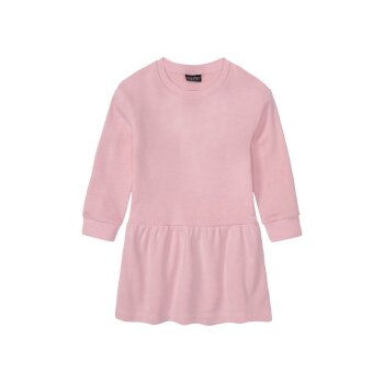 lupilu® Mädchen Kleinkinder Sweatkleid und Leggins, 2-teiliges Set (rosa/grau, 110/116) - B-Ware neuwertig