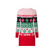 esmara® Damen Strickkleid mit weihnachtlichem Muster (Schriftzug, L(44/46)) - B-Ware neuwertig