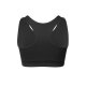 CRIVIT Damen Sportbustier, Light Level, mit formendem Effekt (schwarz, S(36/38)) - B-Ware neuwertig