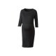 esmara® Damen Umstandskleid mit 3/4-Ärmeln, leger geschnitten (schwarz, S (36/38)) - B-Ware neuwertig