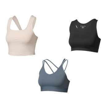 CRIVIT Damen Sportbustier, Light Level, mit formendem...