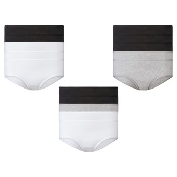 esmara® Damen Hipster, 5 Stück, mit hohem...