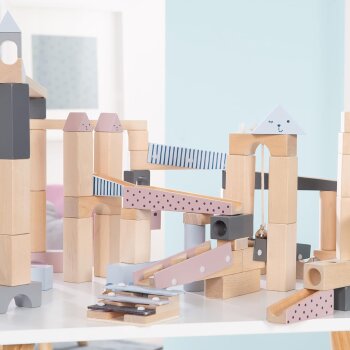 roba Kugelbahn 100-teilig, Holz mehrfarbig - B-Ware gut