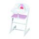 roba Puppenhochstuhl Peppa Pig mit Essbrett, weiß - B-Ware neuwertig