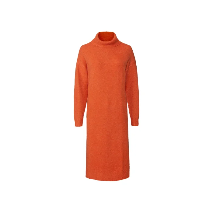 esmara® Damen Grobstrick Pulloverkleid im...
