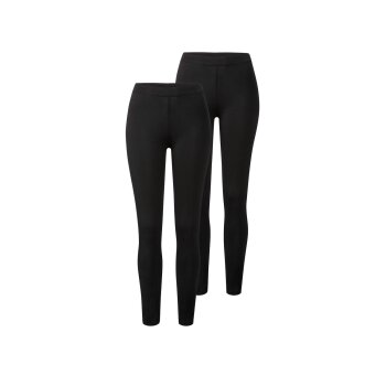 esmara® Damen Leggings, 2 Stück, normale Leibhöhe - B-Ware