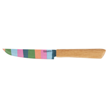 ERNESTO® Messer, mit Bambus-Griff - B-Ware