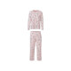 esmara® Damen Pyjama, lang, aus reiner Baumwolle - B-Ware