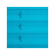 Lichtblick Klemmfix Plissee, stufenloses Einstellen, blickdicht, Montage ohne Bohren, 130 cm, 70 cm, Blau - B-Ware neuwertig